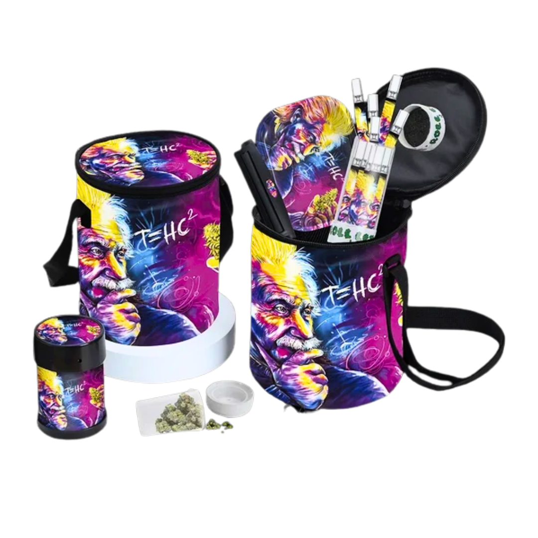 Smokers Round Pouch Gift Set