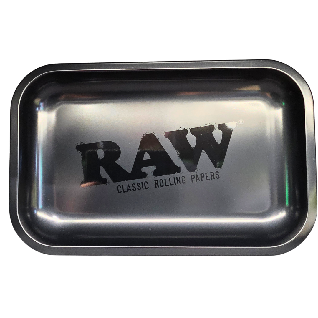 RAW Black Murderd Matte Rolling Tray Rolling Tray