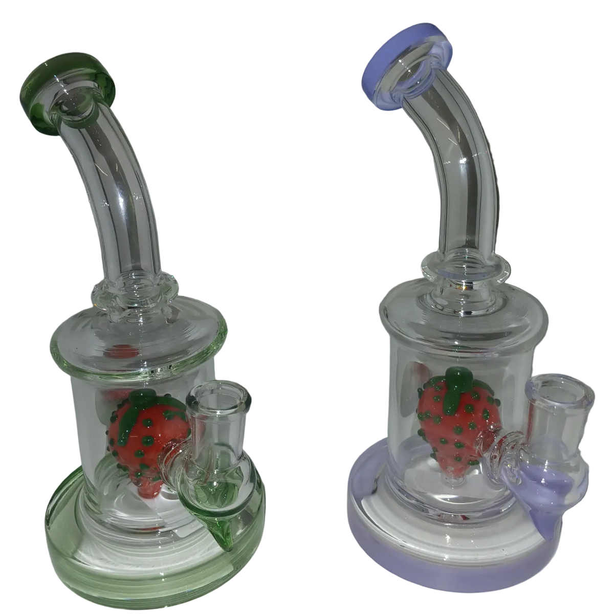 17cm Strawberries & Cream Mini Glass Percolator