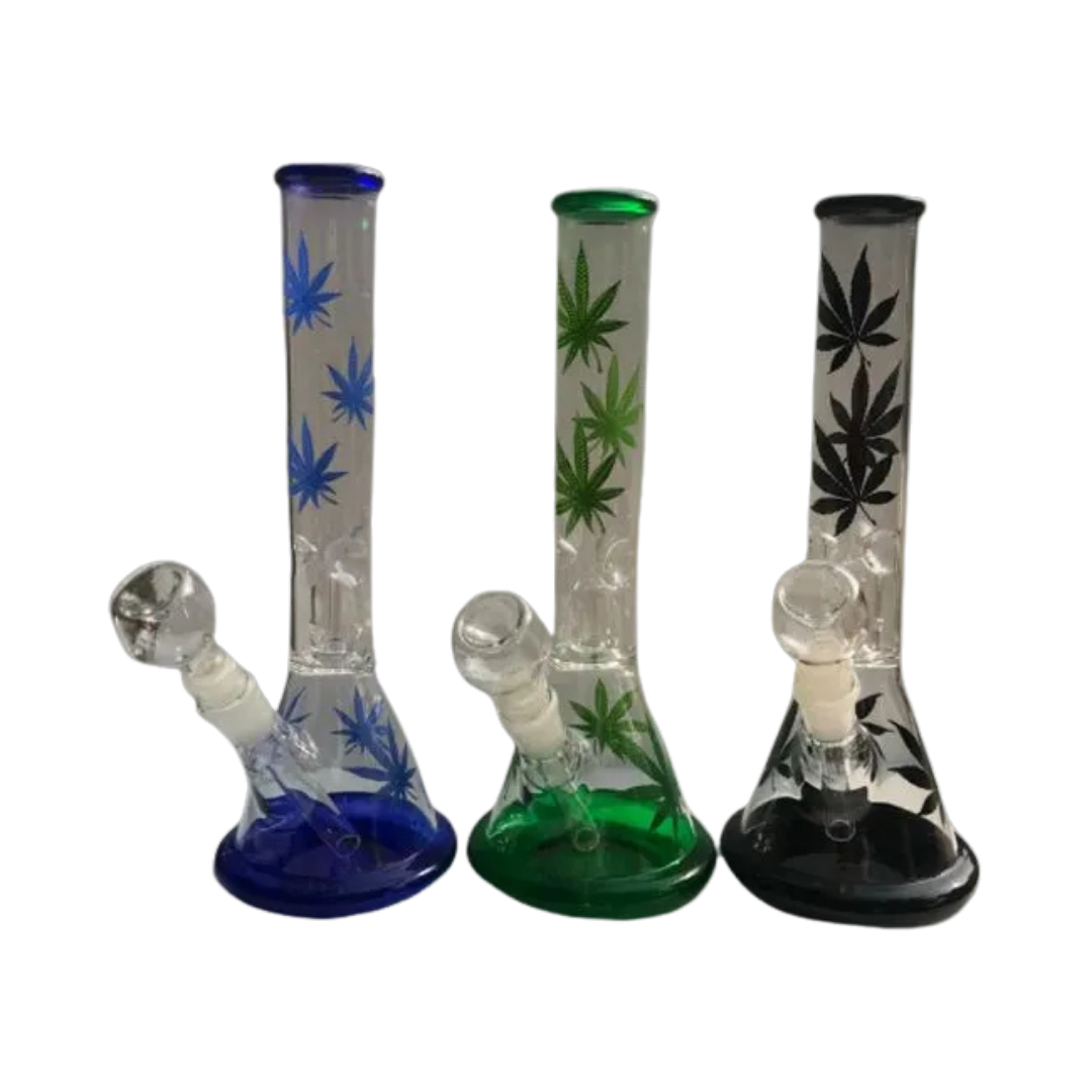 30cm Glass Leaf Beaker