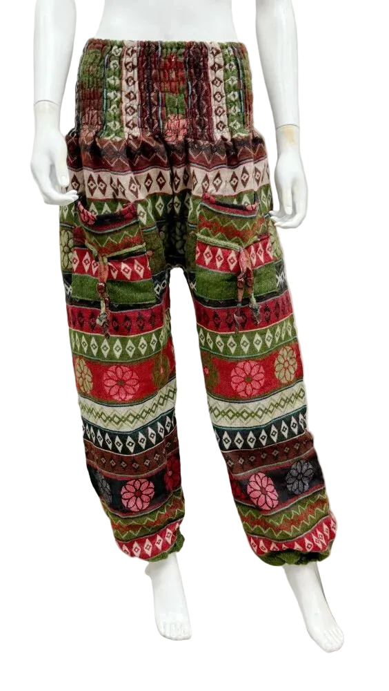 Flower Cashmelon Trousers
