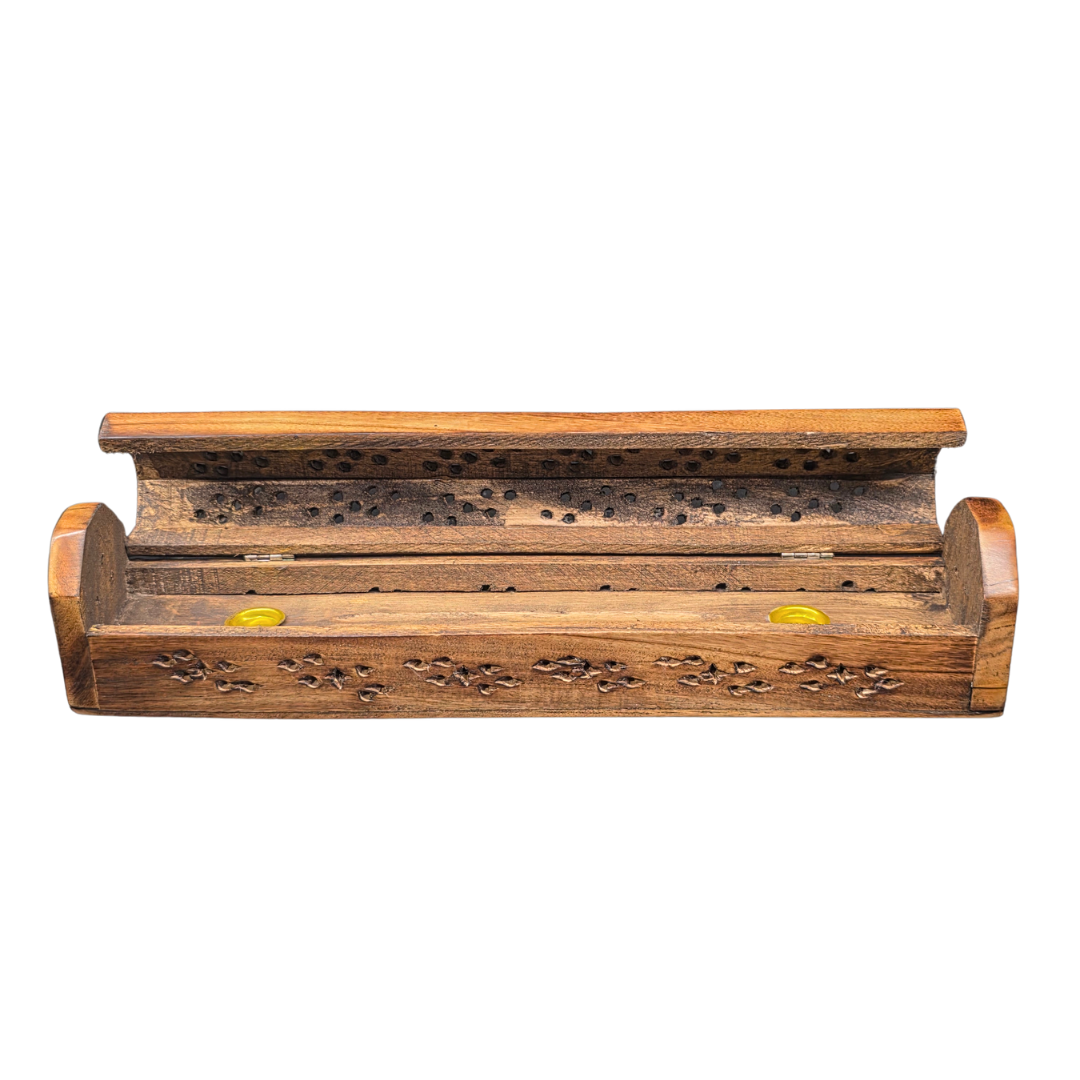 Wooden Box Incense Ash Catcher