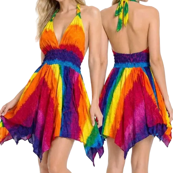 Rainbow Pixie Dress