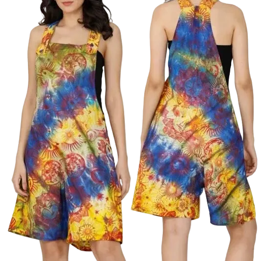 Sun/Moon Pinafore Jumpsuit