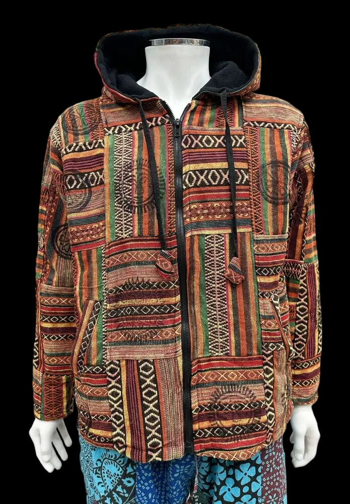 Patchwork Jacket (Red)