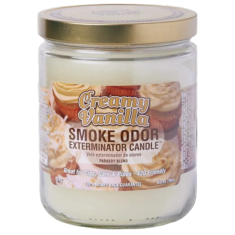 13oz Smoke Odor Exterminator Candle - Creamy Vanilla