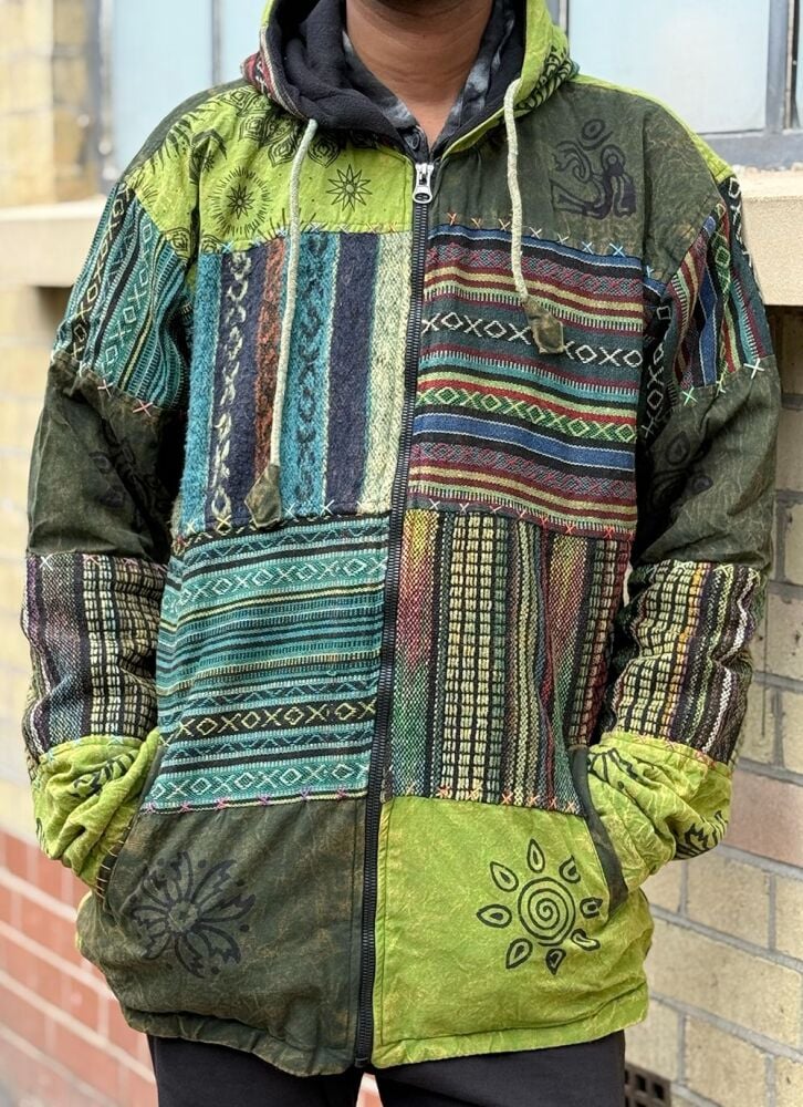 Sun & Moon Zip Jacket S/M Green