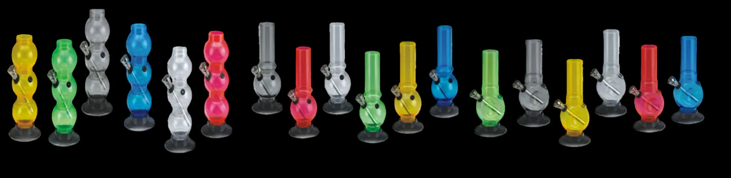 Random Design 20cm Acrylic Waterpipe