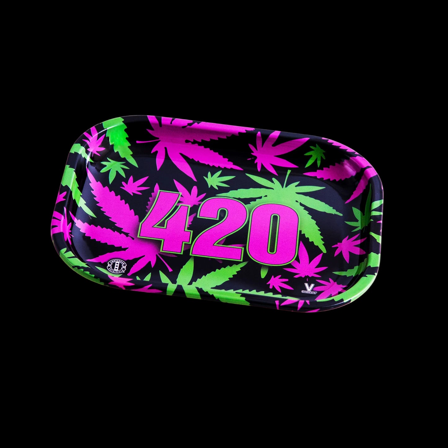 V Syndicate Small 420 Purple Leaf Tray
