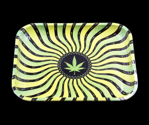 Wavy Leaf Rolling Tray Small