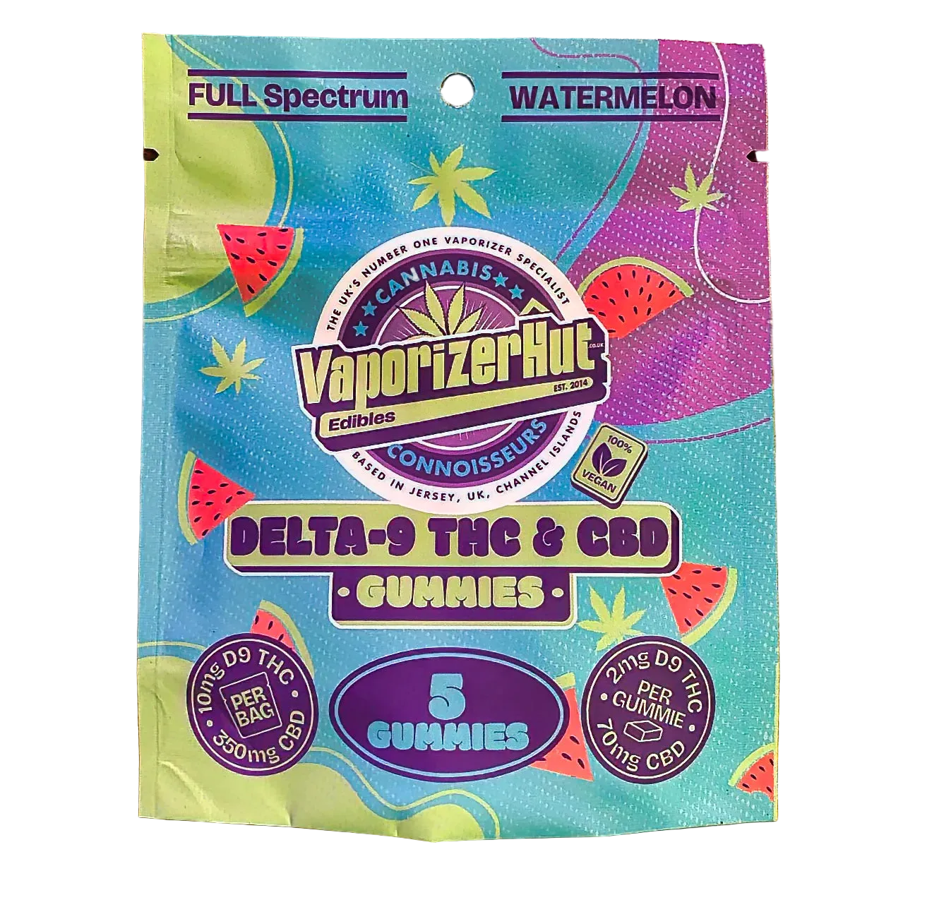 Vaporizer Hut Watermelon Gummies 5pk