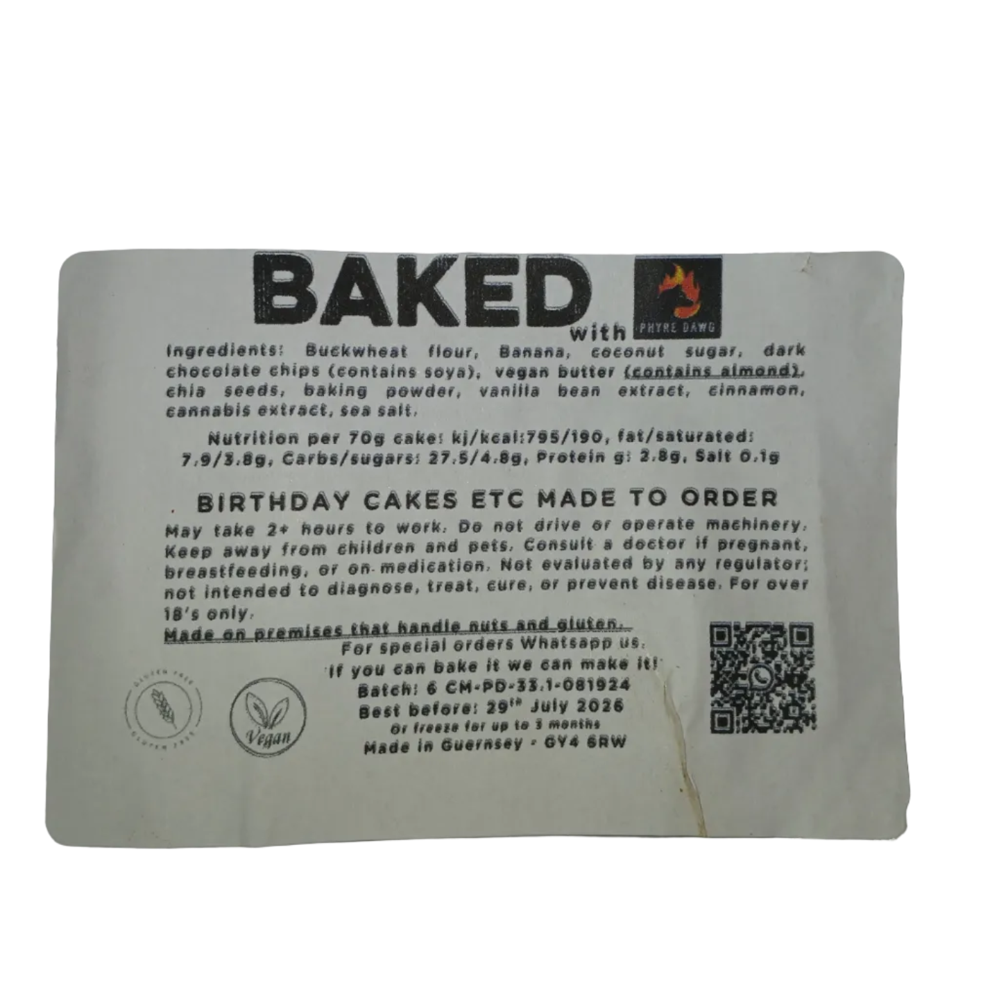 Baked Banana Bread