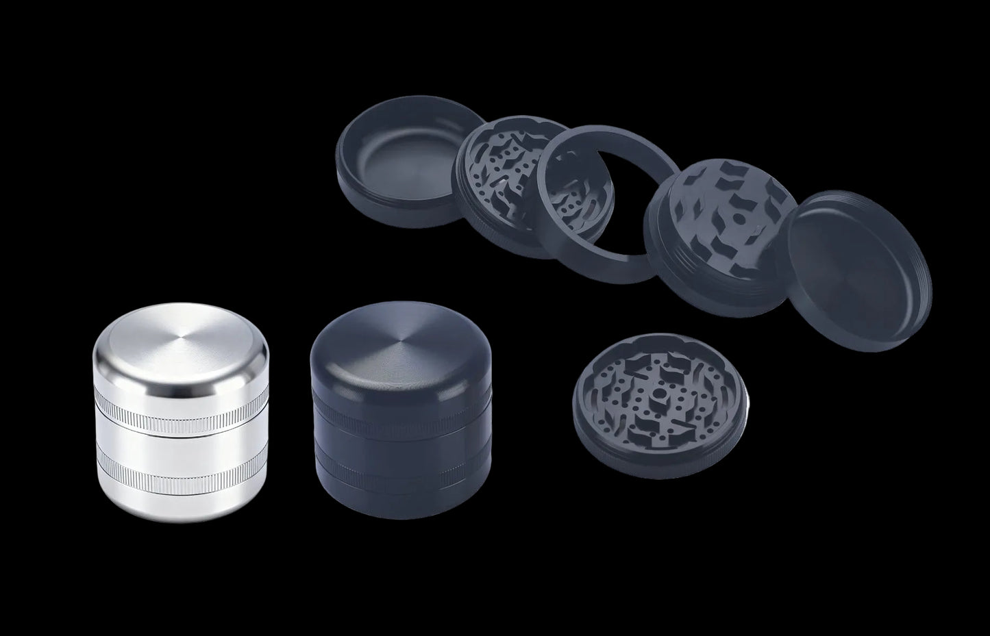6 Part Aluminium Grinder