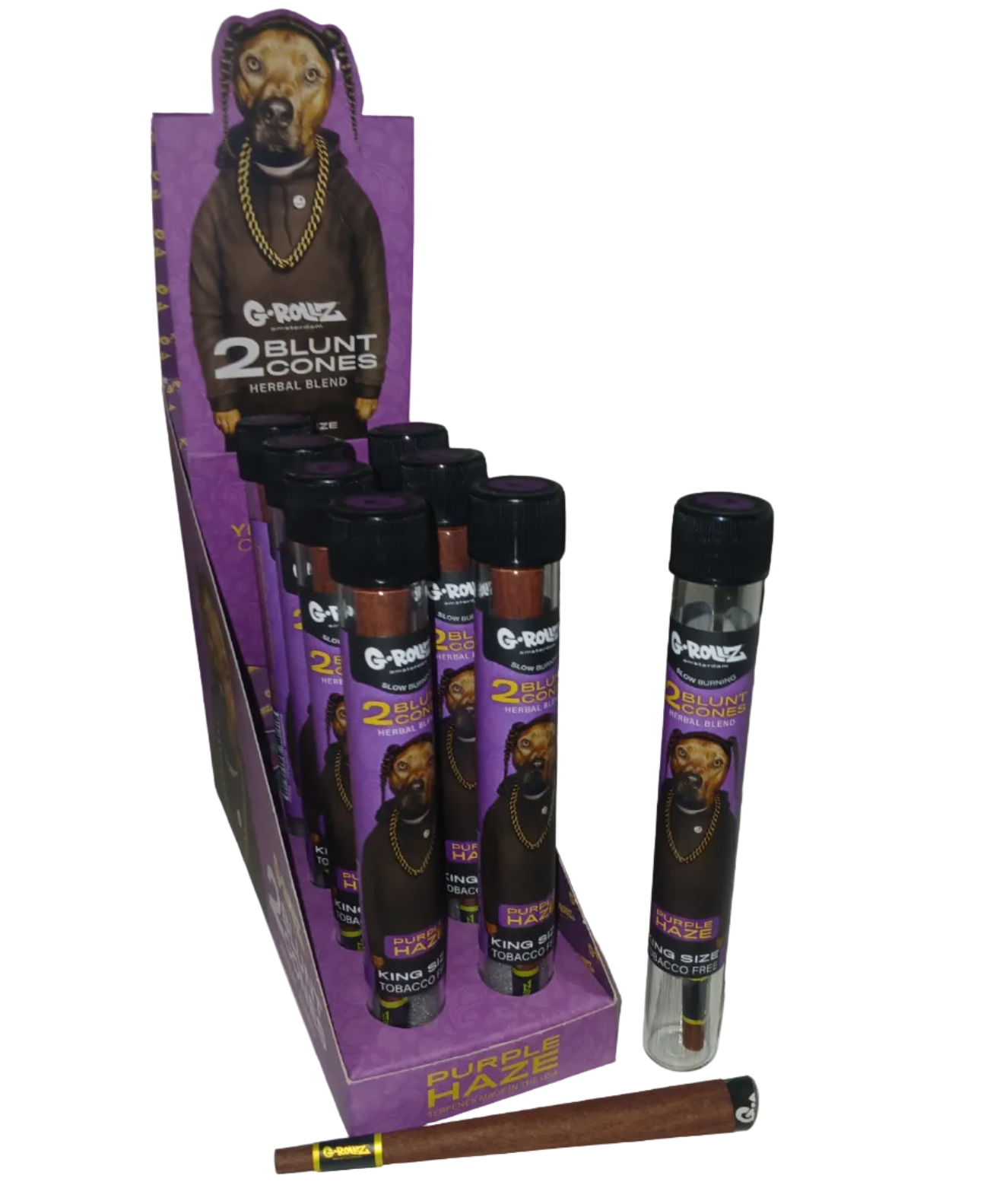 G Rollz Yerba Mate Purple Haze Cones