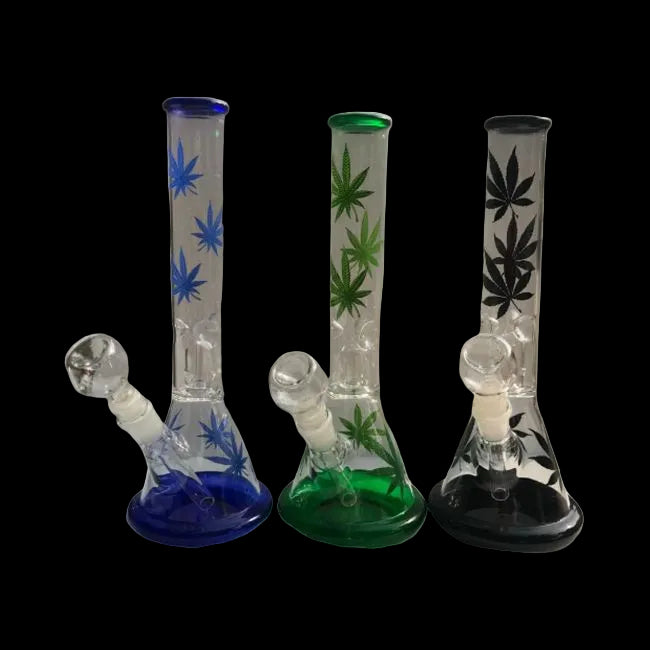 30cm Glass Leaf Beaker