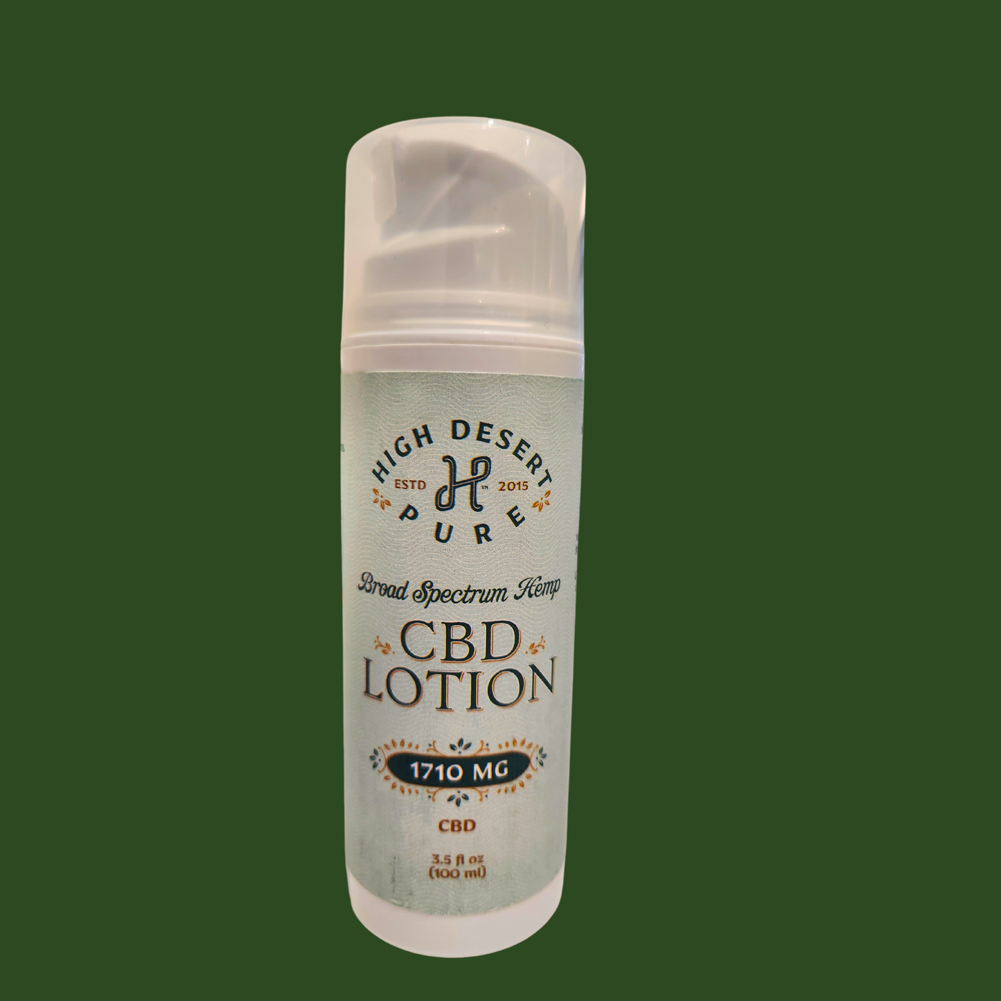 High Desert Pure CBD Lotion