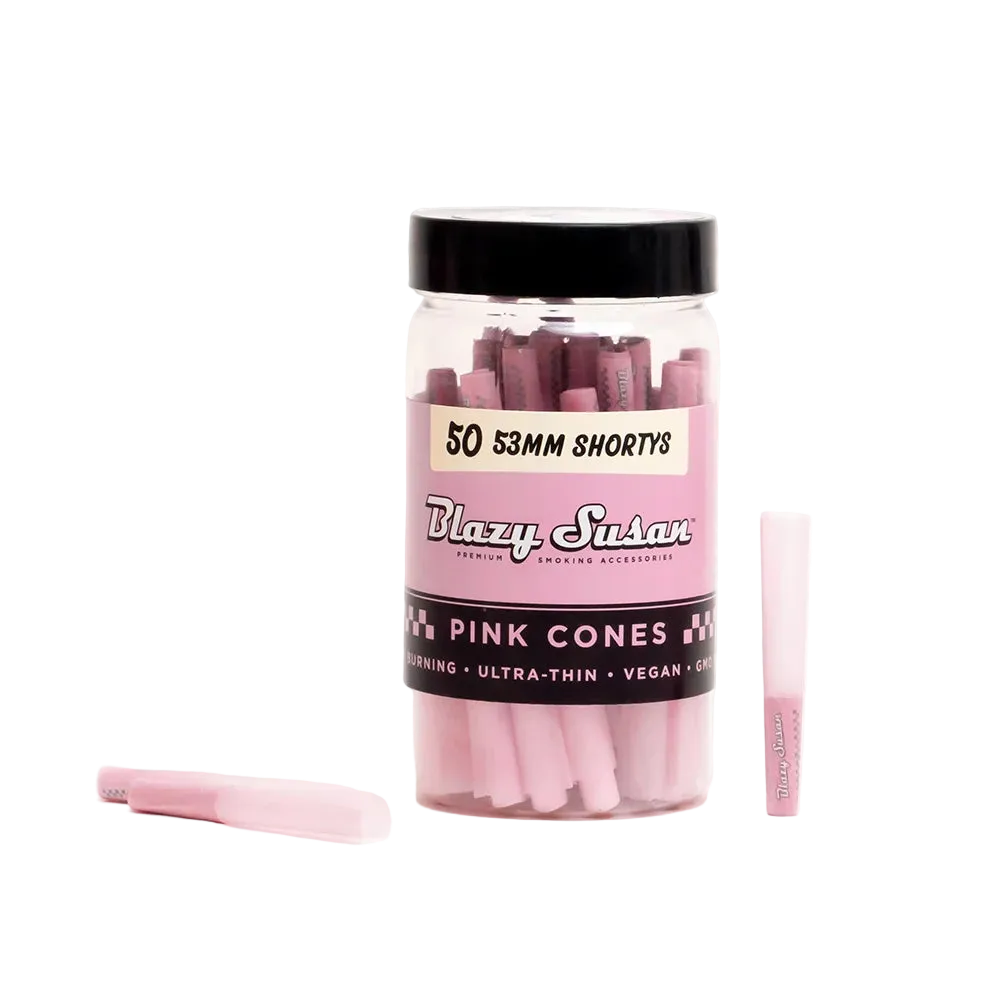 Blazy Susan Pink Shorty Cones
