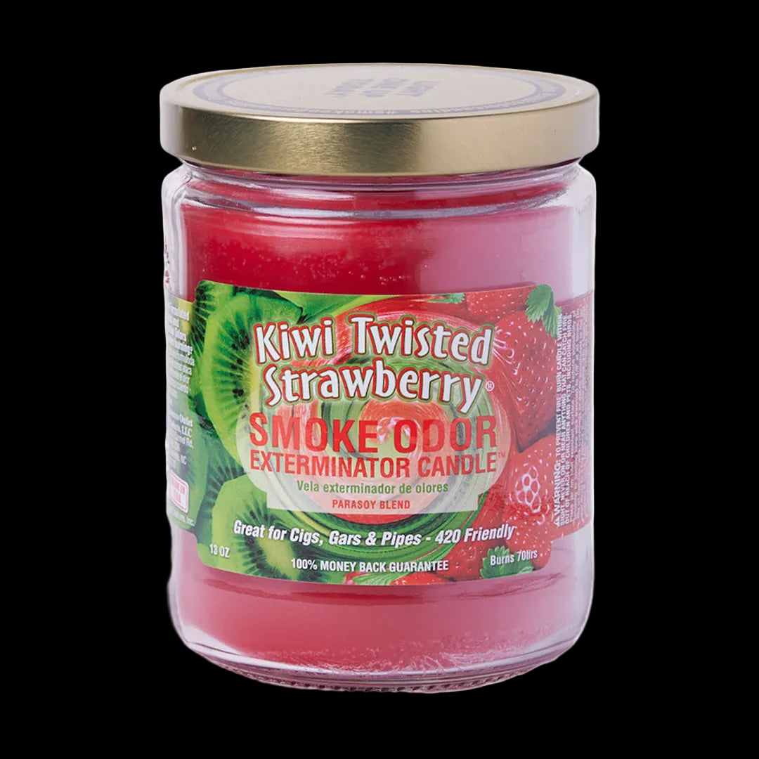 13oz Smoke Odor Exterminator Candle - Kiwi Twisted Strawberry