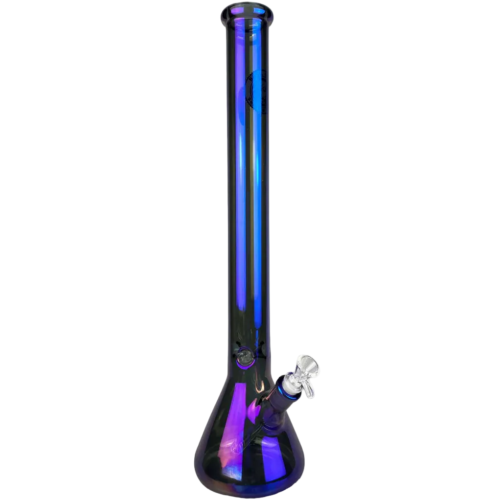 55cm Metallic Glass Beaker Bong