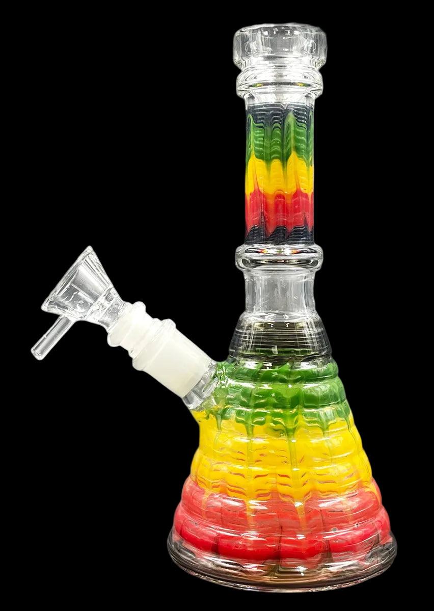 21cm Rasta Beaker Bong