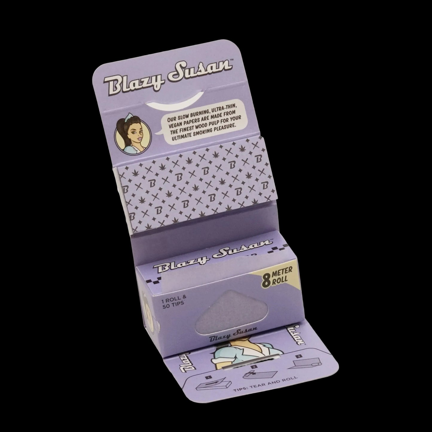 Blazy Susan Rolls & Tips Purple