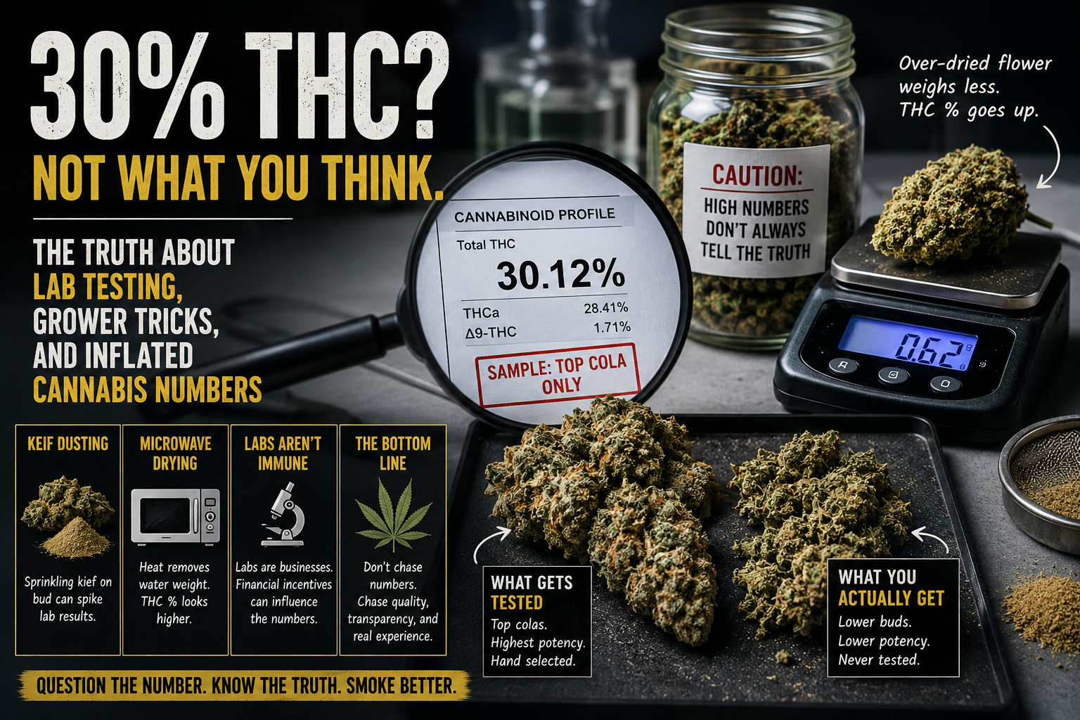 How, Lab Testing, Market Incentives, and Grower Tricks Distort Cannabis Potency