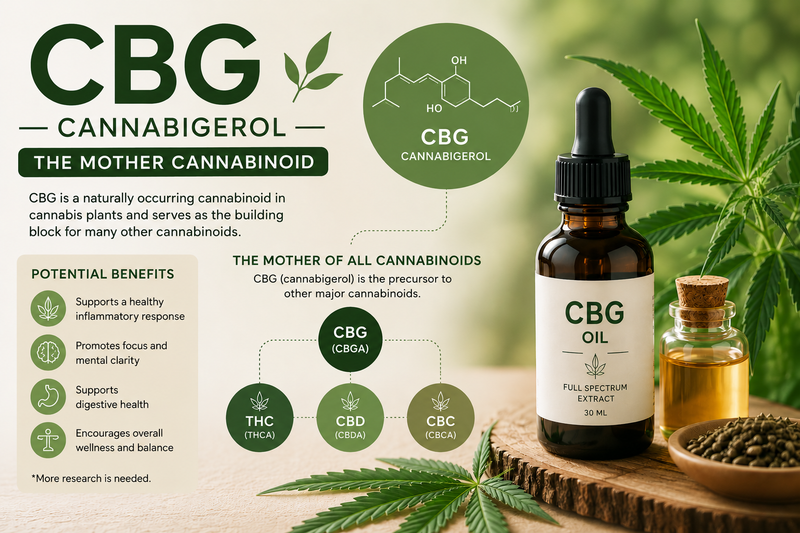 What Is CBG? Understanding Cannabigerol, the “Mother Cannabinoid”