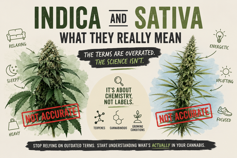 Indica vs Sativa: What they really mean.