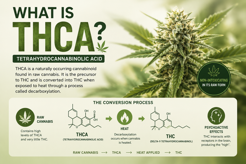 What Is THCA? Understanding What THCA Stands For and How It Differs From THC