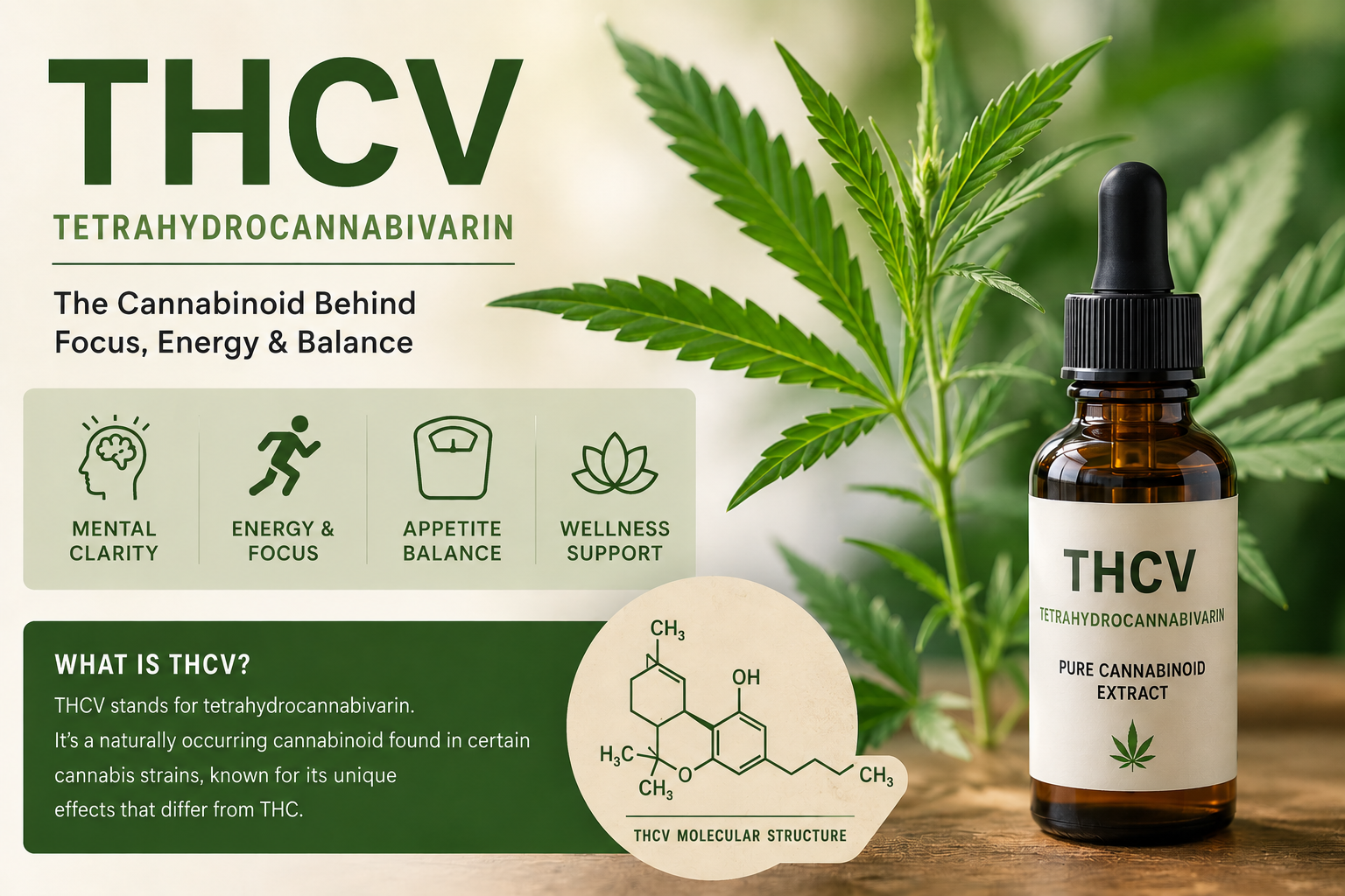 What Is THCV? Understanding Tetrahydrocannabivarin and Its Potential Benefits