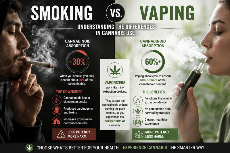 Vaping vs. Smoking: Understanding the Differences in Cannabis Use