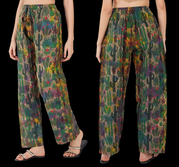 Cactus Print Trousers