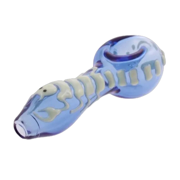 Glow In The Dark Glass Scorpion Pipe