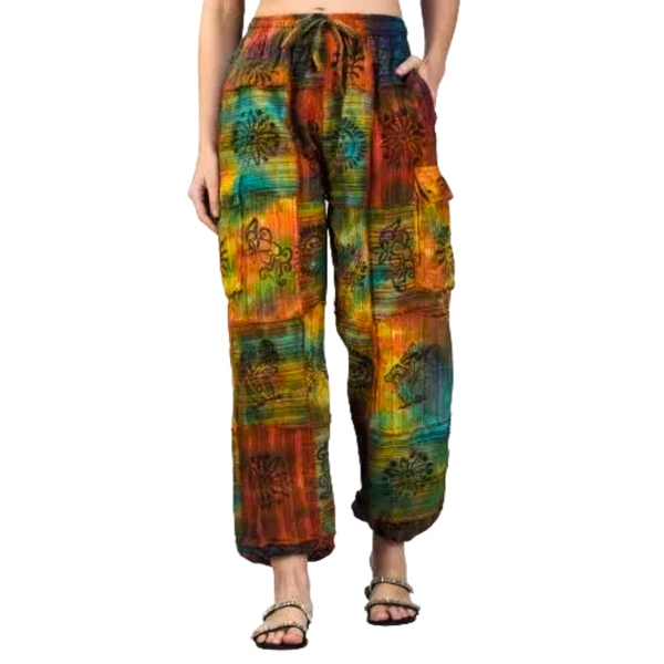 Tie-Dye Patch Trousers