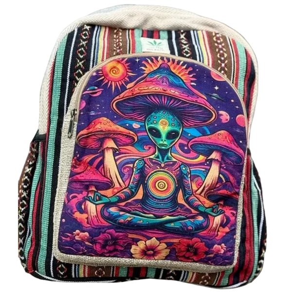 Alien Mushroom Backpack