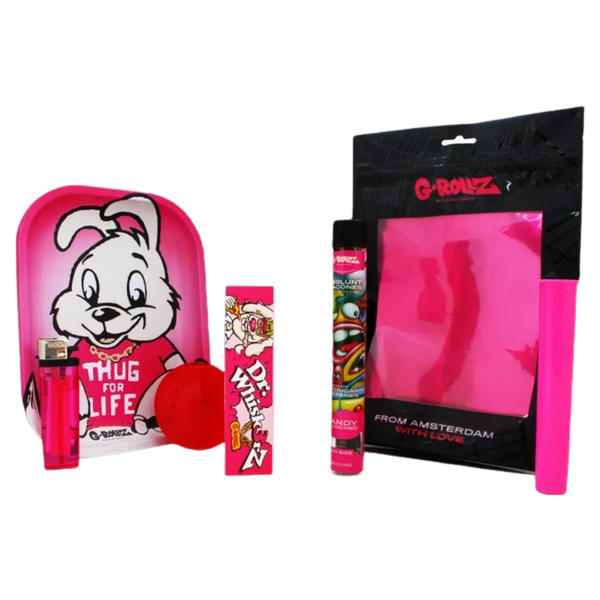 G Rollz Medium Gift Bag Pink