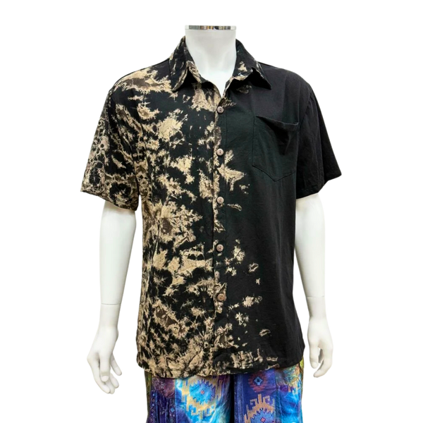 Tie-Dye Shirt Green White