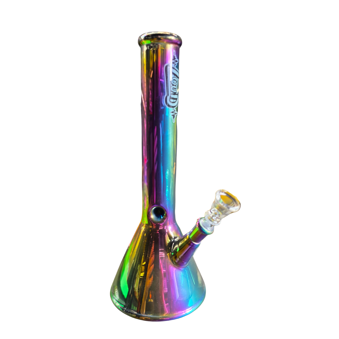 30cm LOUD Electro Coated Glass Waterpipe Metallic