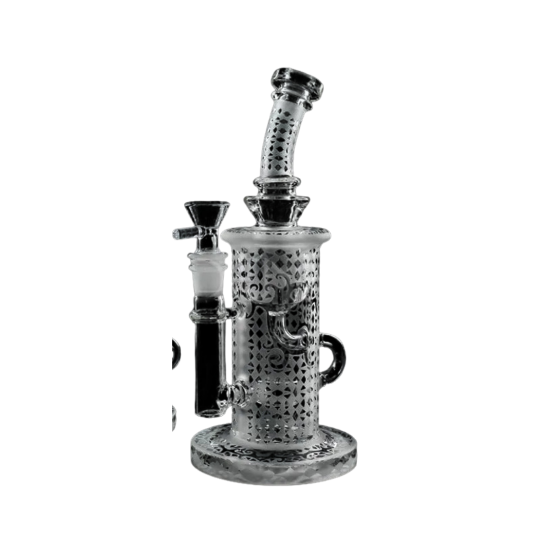 The Klien Sandblasted Recycler Glass