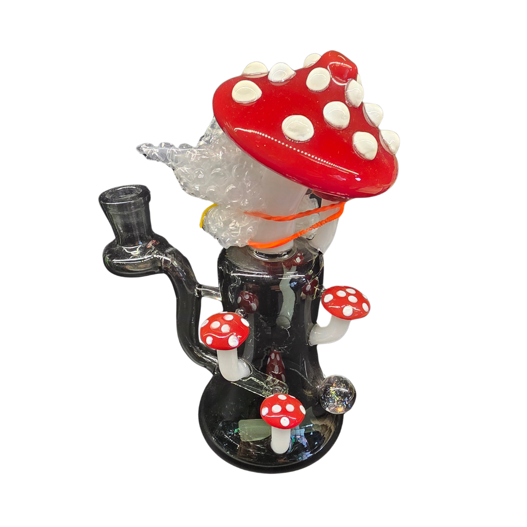 Magic Mushroom Smoked Glass Rig