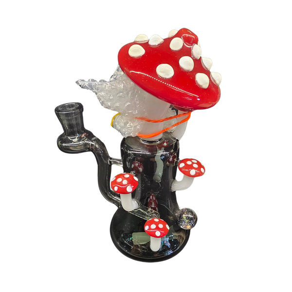 Magic Mushroom Smoked Glass Rig