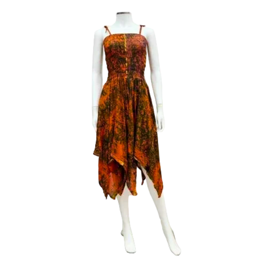 Short Tie Dye Pixie Dress