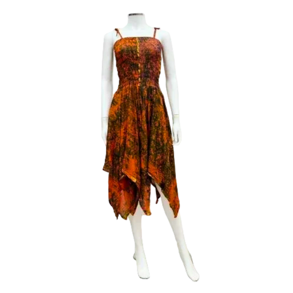 Short Tie Dye Pixie Dress