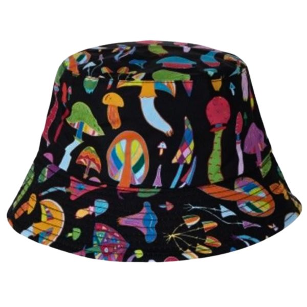 Magic Mushroom Print Bucket Hat