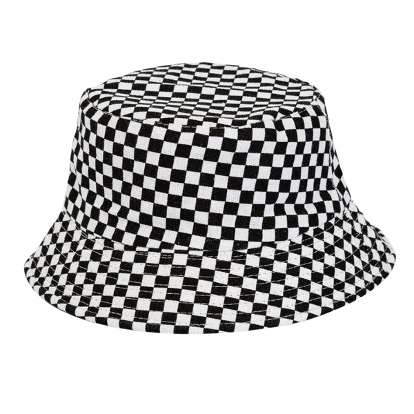 Chequered Bucket Hat