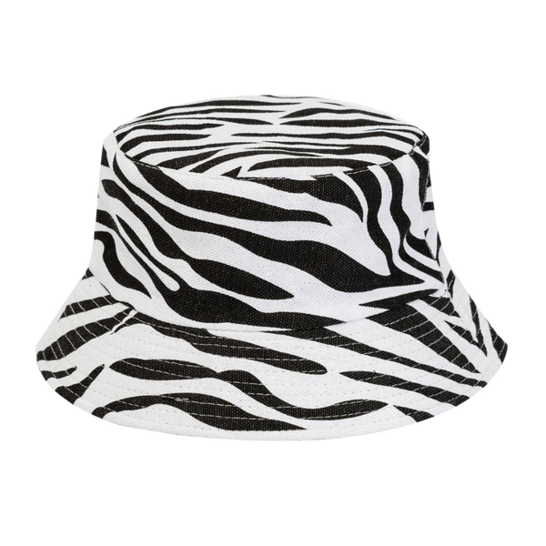 Zebra Print Bucket Hat