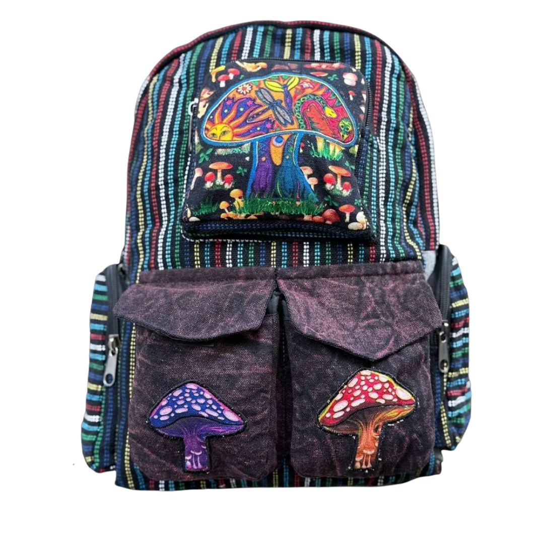 2 Pocket Mushroom Backpack