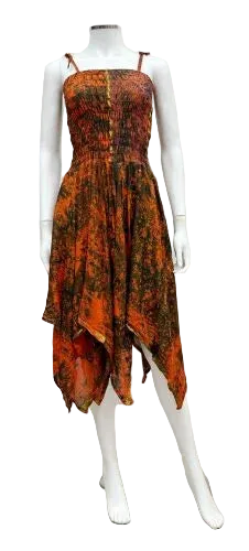 Short Tie Dye Pixie Dress