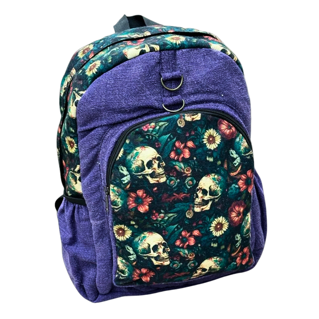 Skull Flower Backpack