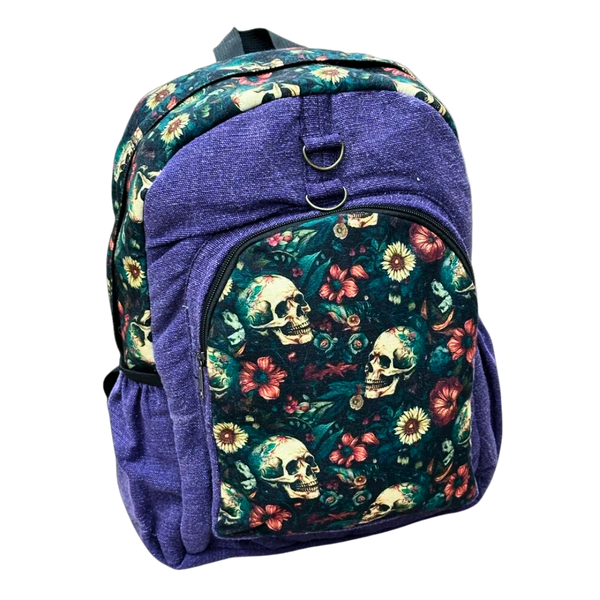 Skull Flower Backpack